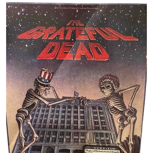 14 - Bill Graham Presents Grateful Dead Warfield Theatre concert poster, San Francisco, 25 September 14 O... 