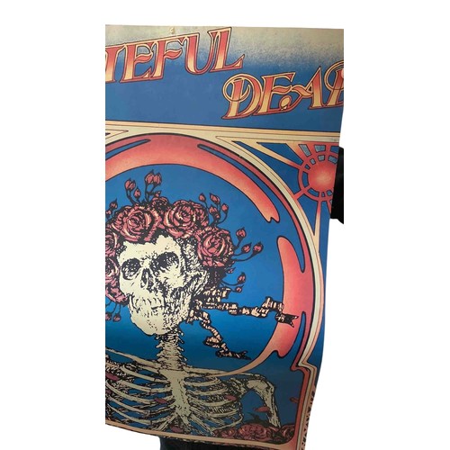 20 - Grateful Dead Skeleton & Roses colour offset lithograph poster after the 1966 Avalon Ballroom design... 
