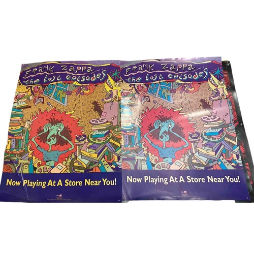 22 - Pair of promotional litho posters for Frank Zappa compilation 