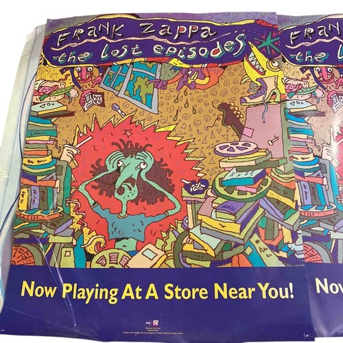 22 - Pair of promotional litho posters for Frank Zappa compilation 
