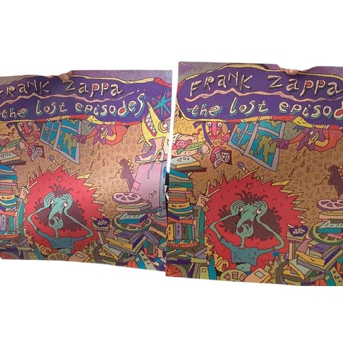 23 - Pair of promotional album-sleeve flats for Frank Zappa's The Lost Episodes, litho-printed with colou... 