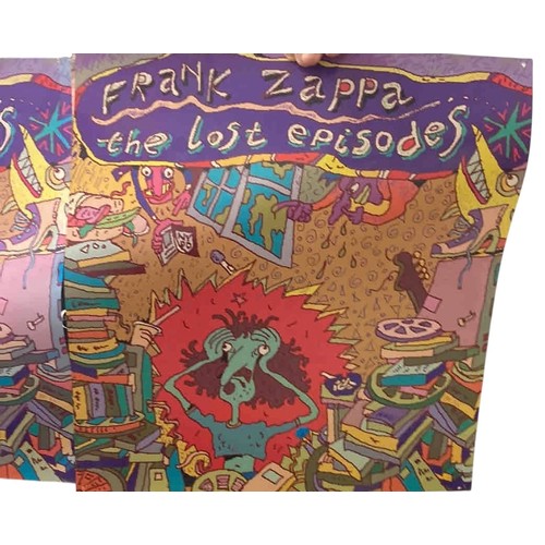 23 - Pair of promotional album-sleeve flats for Frank Zappa's The Lost Episodes, litho-printed with colou... 