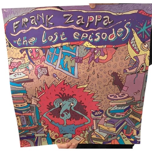24 - Frank Zappa The Lost Episodes, vinyl album with vibrant illustrated sleeve, issued by Rykodisc/Barki... 