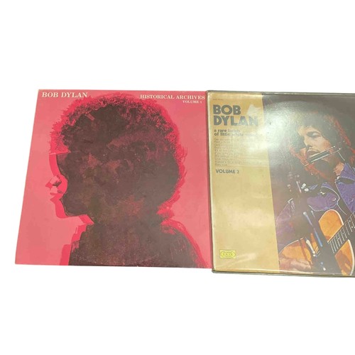 34 - Pair of Bob Dylan bootleg vinyl LPs: “Historical Archives Volume 1 and A Tree With White Wonder, Vol... 