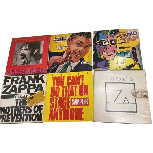 35 - Collection of six Frank Zappa vinyl LPs: Chunga's Revenge, Weasels Ripped My Flesh, Studio Tan, Fran... 