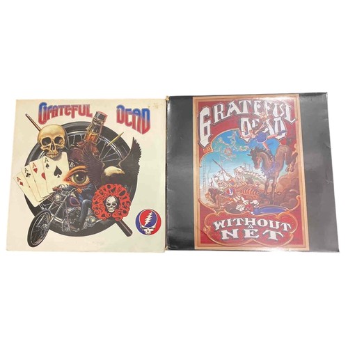 41 - Pair of Grateful Dead vinyl LP albums, including the 2-LP live set Without a Net (1990) and another ... 