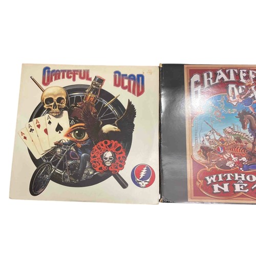 41 - Pair of Grateful Dead vinyl LP albums, including the 2-LP live set Without a Net (1990) and another ... 