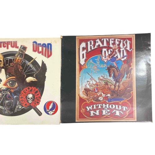 41 - Pair of Grateful Dead vinyl LP albums, including the 2-LP live set Without a Net (1990) and another ... 