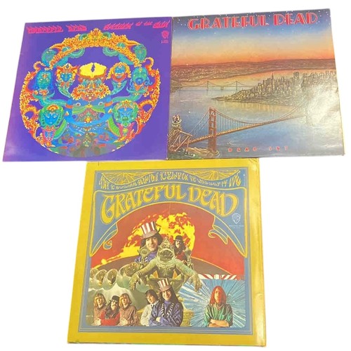 42 - Set of 3 Grateful Dead vinyl LP albums, including Anthem of the Sun,Dead Set and the self-titled rel... 
