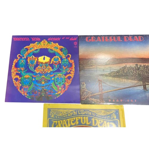 42 - Set of 3 Grateful Dead vinyl LP albums, including Anthem of the Sun,Dead Set and the self-titled rel... 