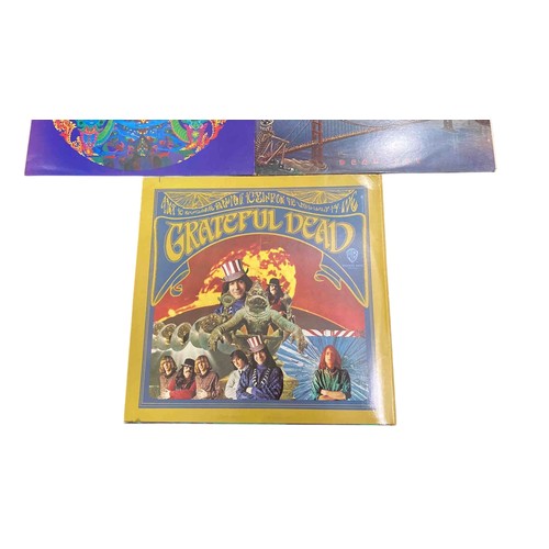 42 - Set of 3 Grateful Dead vinyl LP albums, including Anthem of the Sun,Dead Set and the self-titled rel... 