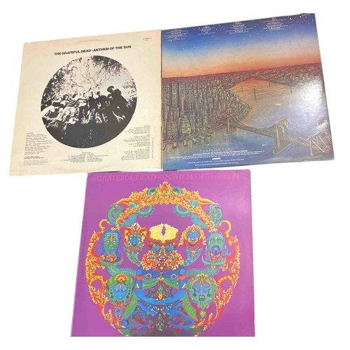 42 - Set of 3 Grateful Dead vinyl LP albums, including Anthem of the Sun,Dead Set and the self-titled rel... 