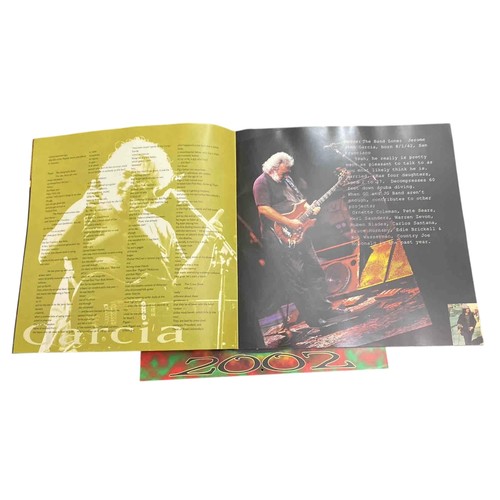 46 - Set of 3 Grateful Dead wall calendars, years 2002, 2003 and another undated issue, each with psyched... 