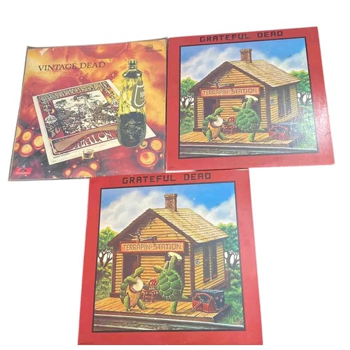 49 - Set of 3 Grateful Dead vinyl LP albums: two copies of Terrapin Station (Arista, 1977) and Vintage De... 