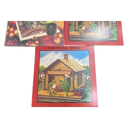49 - Set of 3 Grateful Dead vinyl LP albums: two copies of Terrapin Station (Arista, 1977) and Vintage De... 