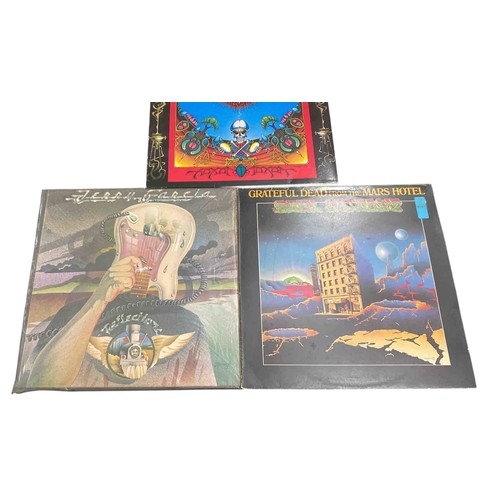 51 - Set of 3 rock vinyl albums comprising Jerry Garcia's self-titled solo release, Grateful Dead Aoxomox... 