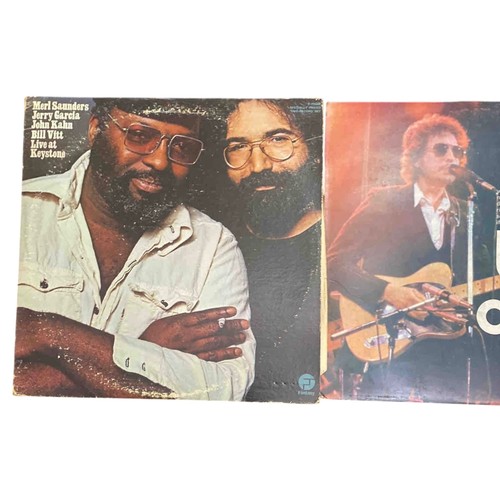 57 - Pair of vinyl LP records, comprising Merl Saunders & Jerry Garcia Live at Keystone (Fantasy F-79002,... 
