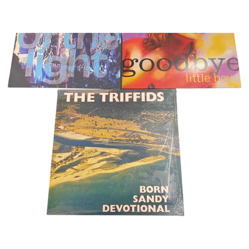 59 - Set of 3 Triffids vinyl records: Born Sandy Devotional LP, Trick of the Light 12-inch single, and Go... 