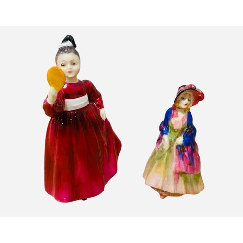 Royal Doulton Vanity Figure and Miniature Figure Paisley