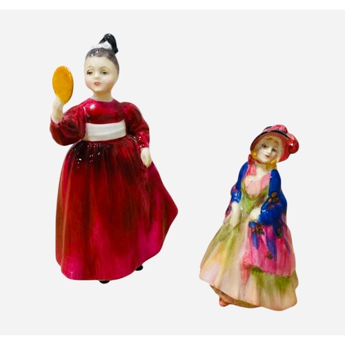 Royal Doulton Vanity Figure and Miniature Figure Paisley