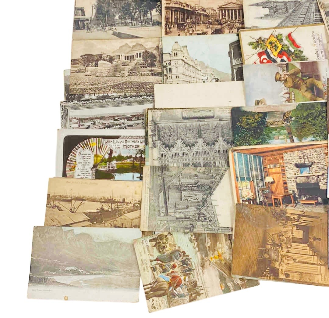Collection of early 20th-century postcards, comprising topographical ...