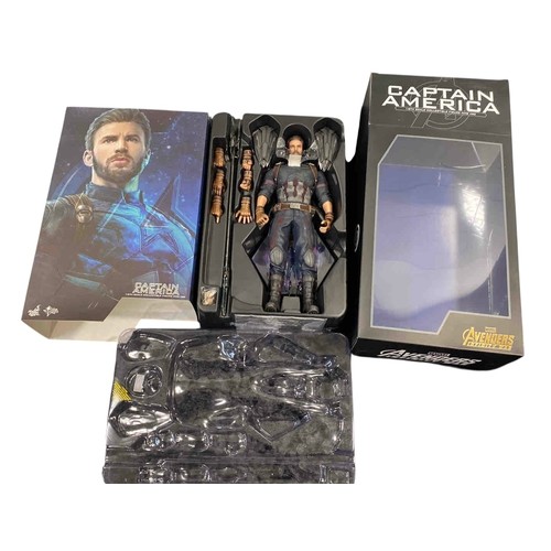 14 - A Hot Toys Movie Masterpiece Series 1/6 scale Captain America (Avengers: Infinity War) collectible f... 