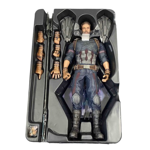 14 - A Hot Toys Movie Masterpiece Series 1/6 scale Captain America (Avengers: Infinity War) collectible f... 