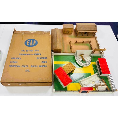 49 - A group of vintage ELF models Zoo and Farm Yard Displays