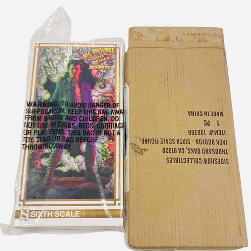 9 - A Sideshow Collectibles Big Trouble in Little China Jack Burton sixth scale action figure, boxed, wi... 