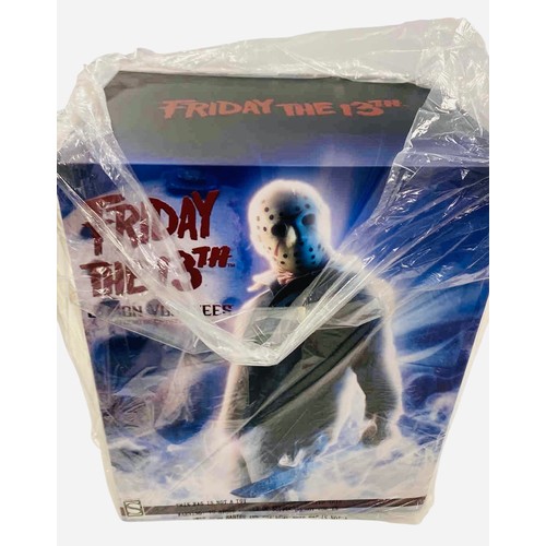 11 - A factory-boxed Sideshow Friday the 13th Jason Voorhees collectible figure, in illustrated presentat... 