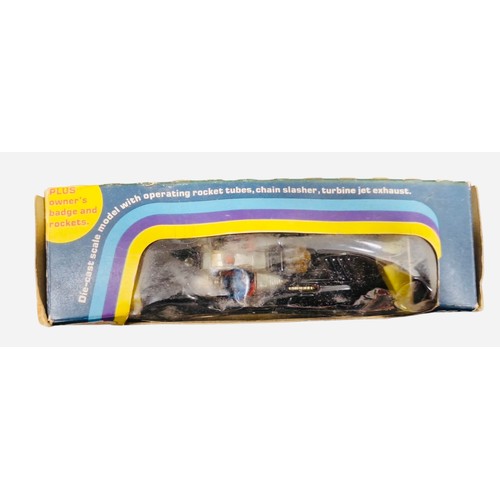22B - A boxed Corgi Toys die-cast Batmobile, model 267 Rocket Firing Batmobile, in black with Batman emble... 