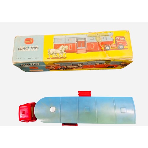 22C - A group of Corgi Toys die-cast circus vehicles, comprising a Chipperfields Circus horse transporter ... 
