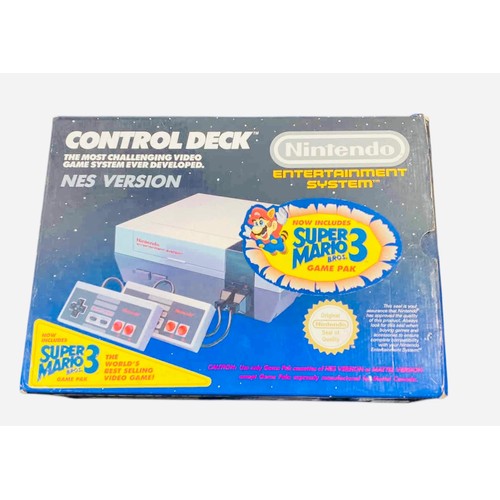A Nintendo Entertainment System (NES) Control Deck console in its ...
