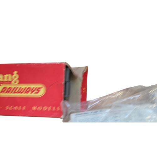 78 - A group of Tri-ang Hornby O gauge model railway components, including locomotive bodies, wagons, tra... 