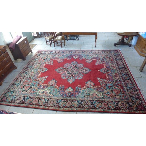 410 - A Hand Knotted Mahal Rug, 4.15m x 3.25m