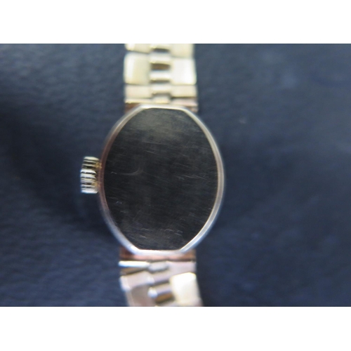 1091 - A ladies 9ct yellow gold Rotary manual wind ladies wristwatch - approx weight 14 grams - not working