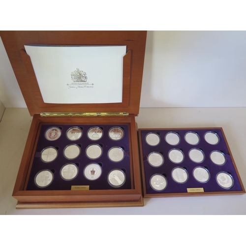 1110 - A silver proof coin collection of Queen Elizabeth II Golden Jubilee collection - Twenty four proof c... 