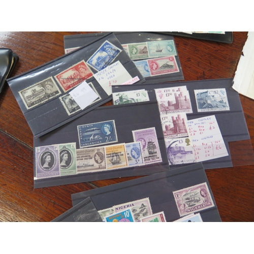 1272 - Commonwealth stamp collection on stock cards and album pages - Variety of mint and used stamps