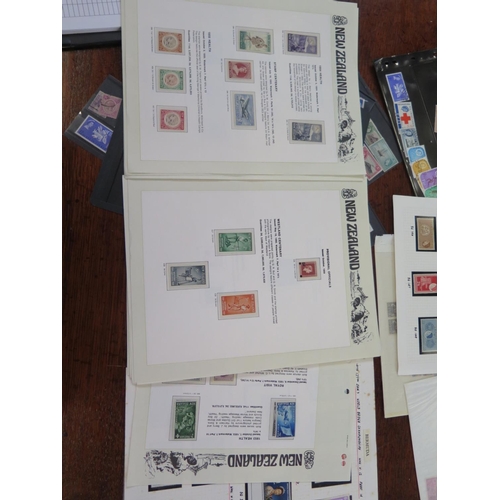 1272 - Commonwealth stamp collection on stock cards and album pages - Variety of mint and used stamps