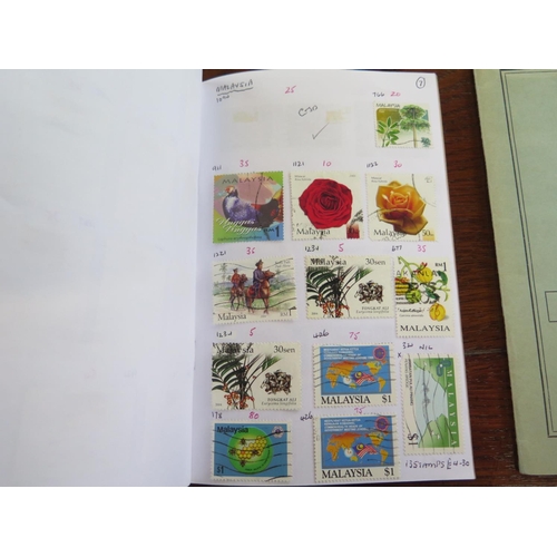 1283 - Stamp collection in 13 Approval Books - Foreign and Commonwealth, to include better sets and singles... 