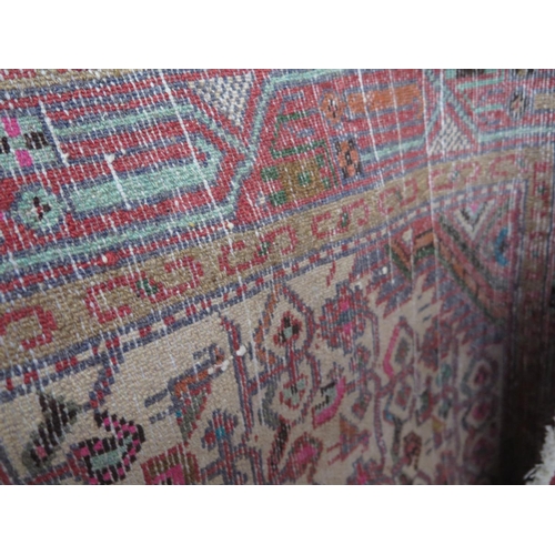 406 - A hand knotted woolen Hamadan runner - 2.58m x 0.80m