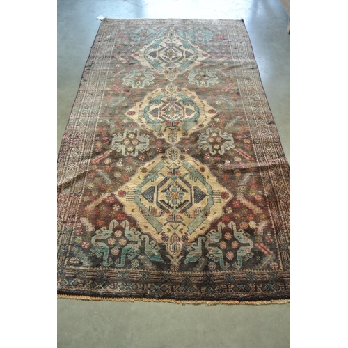 425 - A hand knotted Persian Baluchi rug - 2.25m x 1.23m