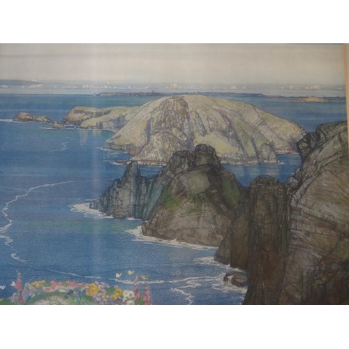 454 - Edward Reginald Frampton - A photo lithograph of The Island of Skye - 45cm x 45cm - no obvious damag... 