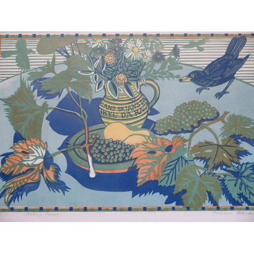 460 - Richard Bawden - Stealing Grapes - Artists proof signed - good condition, some fly under glass - 44c... 