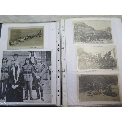 525 - An album containing approx 200 postcards relating to World War I