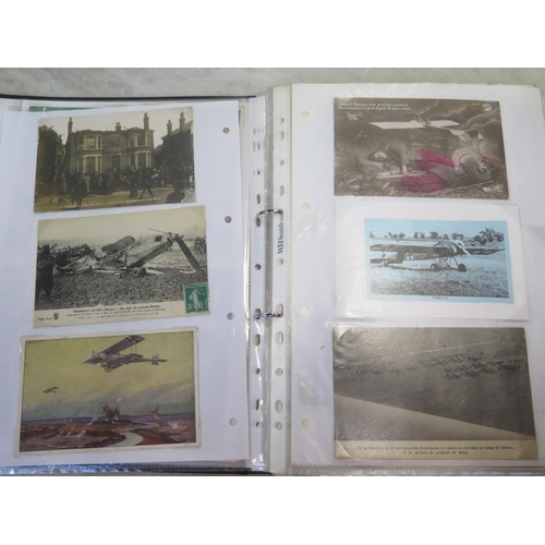 526 - An album containing approx 200 postcards relating to World War I