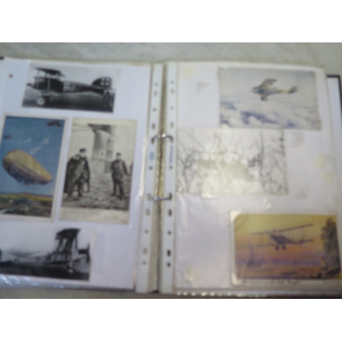 526 - An album containing approx 200 postcards relating to World War I