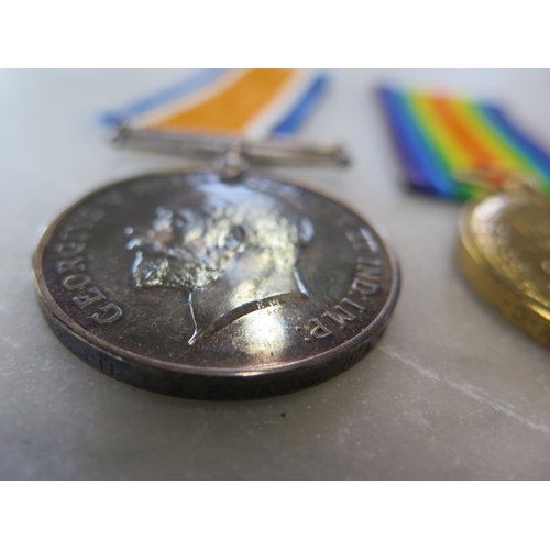 540 - A 1914-18 War Medal and Victory Medal awarded to 112628 Pte T S Edwards R.A.M.C