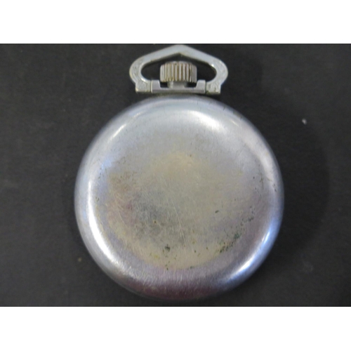 1093 - A WWII Navigational GCT pocket watch - Width 5cm - not working, some usage marks, hands rotate