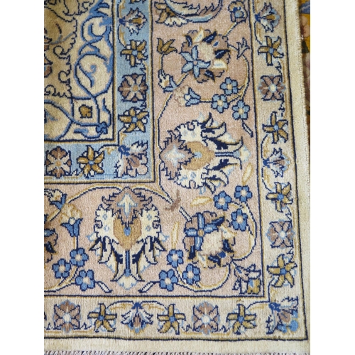 484 - A hand knotted, woollen Meshed rug, signed, caucasian ground,  approx. 295cm x 200cm, some light wea... 